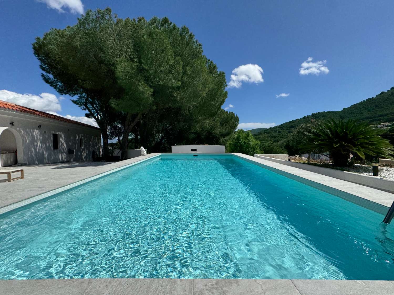 Newly renovated single-story villa with heated pool and excellent views