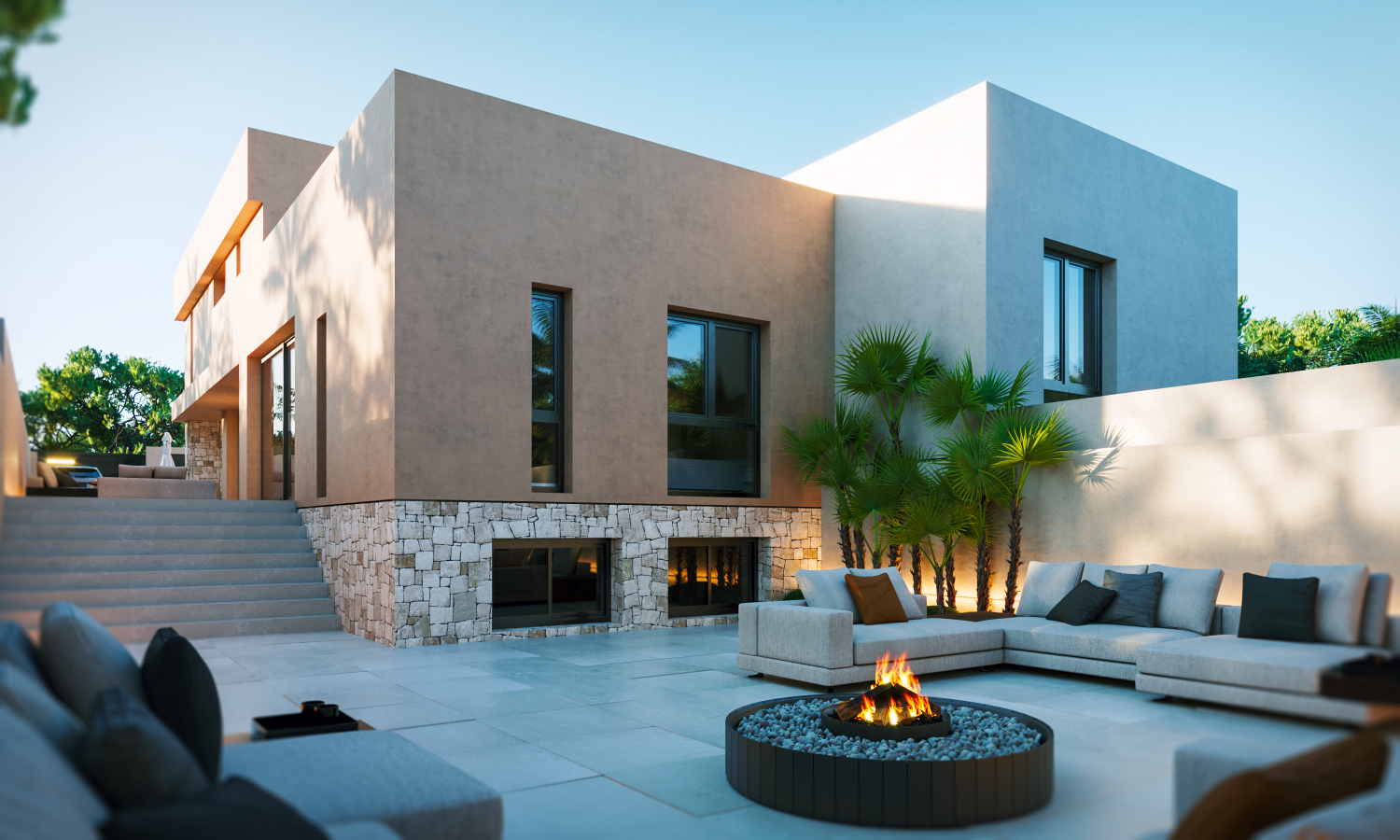 Chalet pareado con calidades premium, gran exterior, piscina privada en Retamar. Entrega antes de final de año.