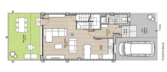 Chalet adosado de 2022 con piscina comunitaria en Santa Clara.